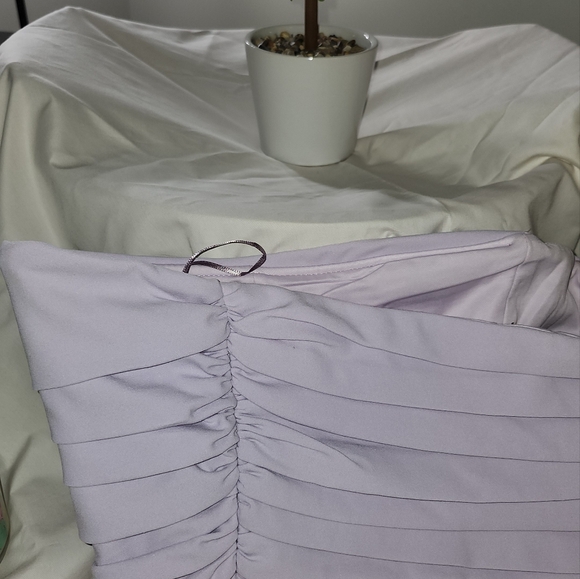 BUSTIER CROP TOP AND SKIRT crop top was $ 39.90 and skirt 49.90 - Picture 6 of 16